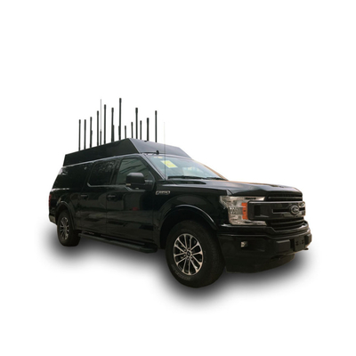 반 FPV 시스템 RF 증폭기 50MHz ~ 6GHz SUV 장착 드론 방해기 탐지 공격