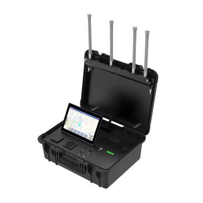 IP66 12KG 휴대용 드론 탐지기 900MHz 1.4GHz 2.4GHz 5.2GHz 5.8GHz