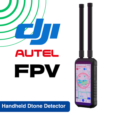 FPV 휴대용 드론 탐지기 4KM 4000M 장거리 이동 휴대용 휴대용 DJI UAV AUTEL 탐지기 소극적 탐지기 드론