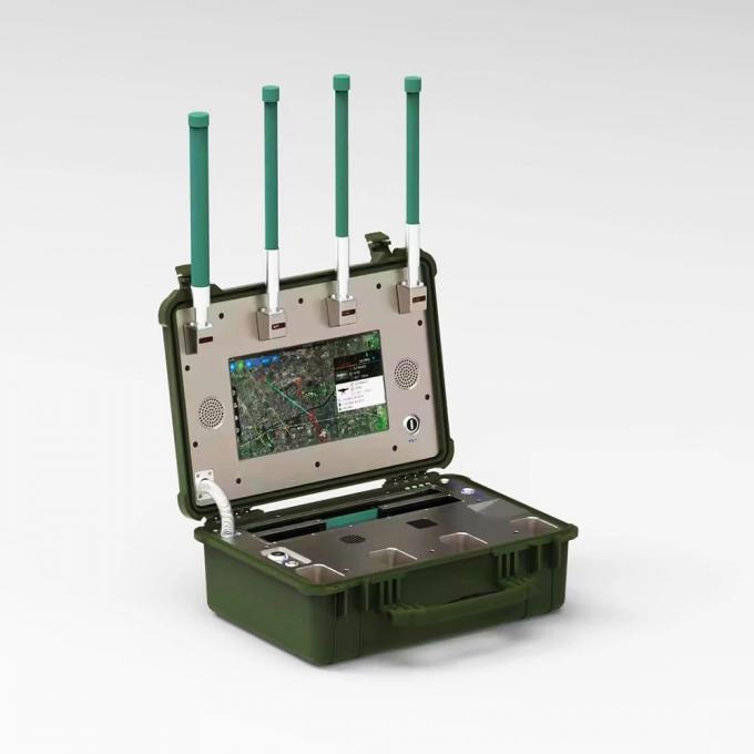 5KM~10KM 360° 전체 공영 공간 IP66 보호 수준 900M 1.4G 2.4G 5.2G 5.8GHz 10시간 운영 드론 탐지기 탐지 0