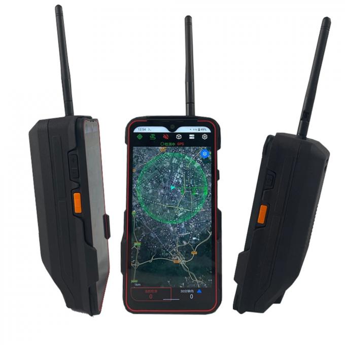 6인치 스크린 휴대용 드론 탐지기 2.4GHz 5.8GHz 드론 신호 스크램블러 0