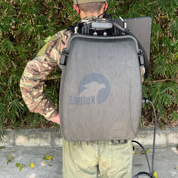 배낭 900M GPS 스크램블러 2.4G 5.8G 전방향 안테나 GPS 방해 장치 0