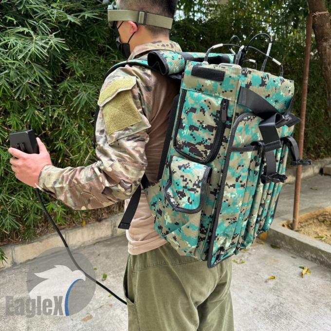 1.5KM~2KM 범위 드론 방해기 UAV 신호 GPS 방어 안티 드론 배낭 방해기 0