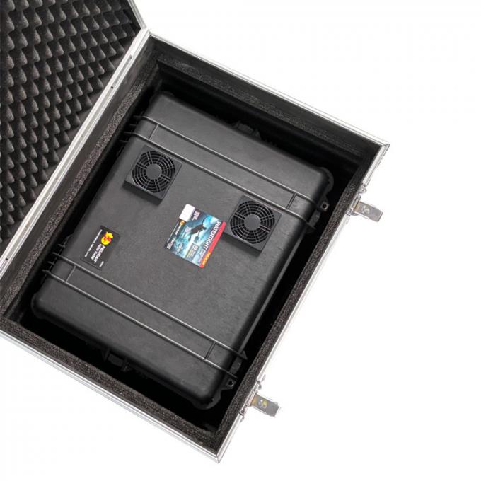 8 채널 3KM 트롤리 스타일 드론 제머 1.2GHz 1.4GHz 1.5GHz 2.4GHz 5.2GHz 5.8GHz 0