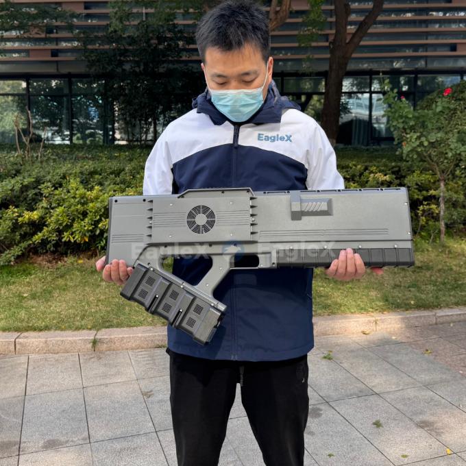 휴대용 휴대용 드론 방해기 5km 탐지 탐지기와 0-3km 방해 거리 0