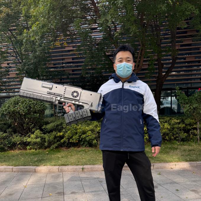 휴대용 드론 방어 장치 1-3KM FPV 드론 방해기 5KM 탐지 탐지 장치 0