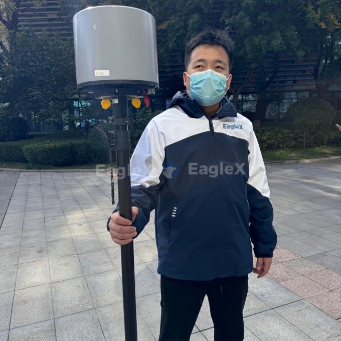 IP66 TDOA 드론 탐지기 조종사의 위치 설정 및 수동 블랙 화이트 리스트 작동을 위한 5km까지의 탐지 거리 1