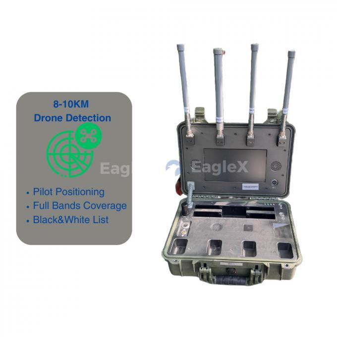 25MHz~6GHz 모든 밴드 가방 탐지 FPV 드론 탐지 콘서트, 경찰, 군, 자동차 1